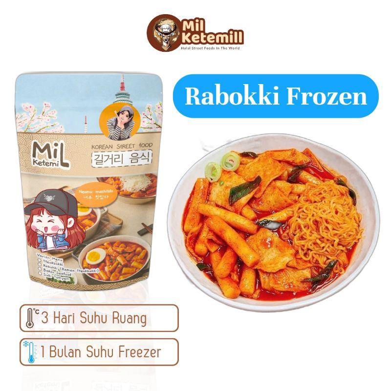 

Rabokki Ramen Tteokbokki | Rabokki Ramen Topokki | korean food frozen Mil Ketemill