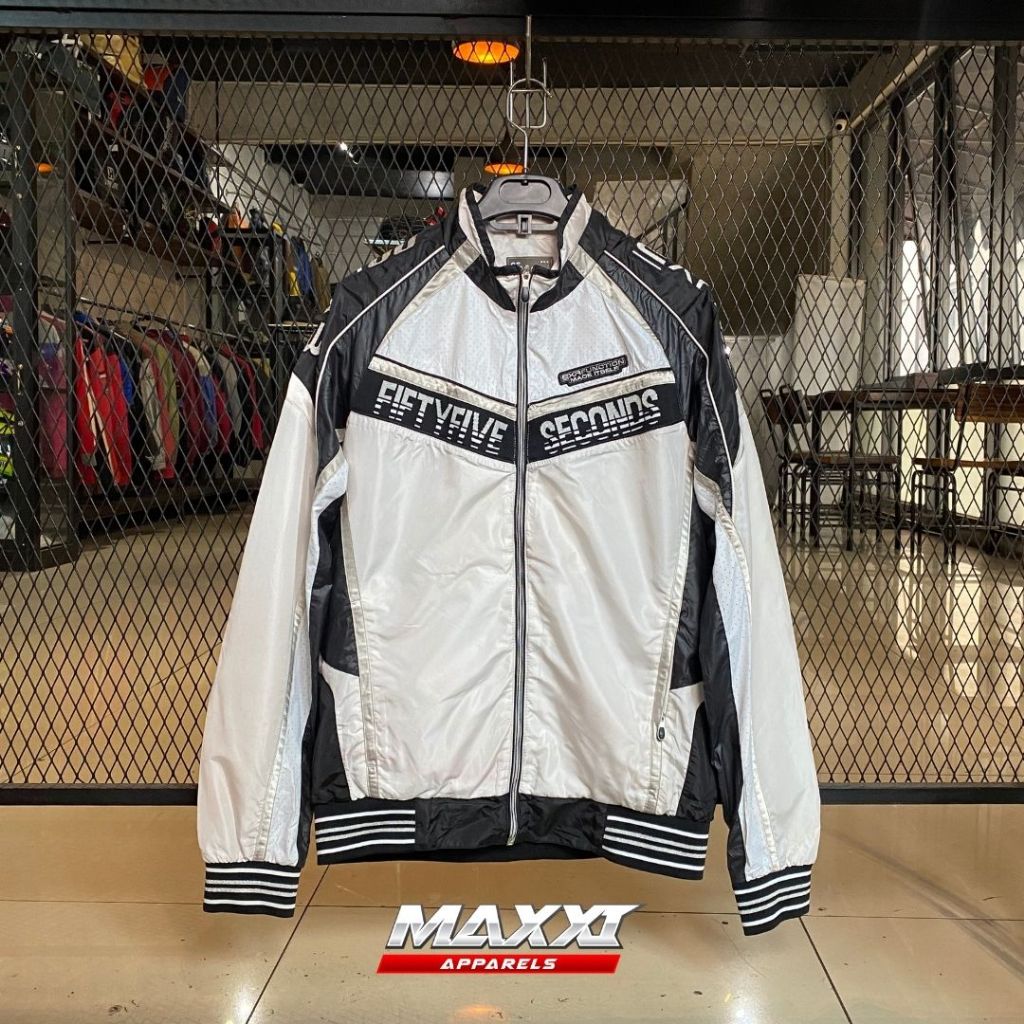 Jaket Pria EXR Progresive | White | BB (55Kg-60Kg) | Original EXR Jaket Daily
