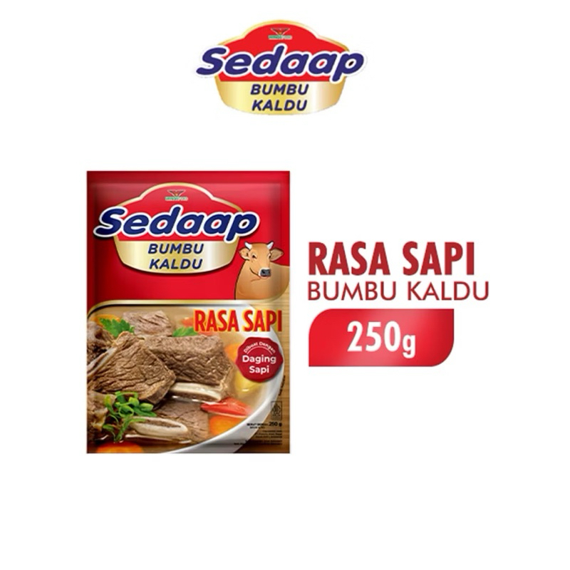 

Sedaap Bumbu Kaldu Sapi 250 gr ll Sedaap Bumbu Kaldu Ayam 250 gr