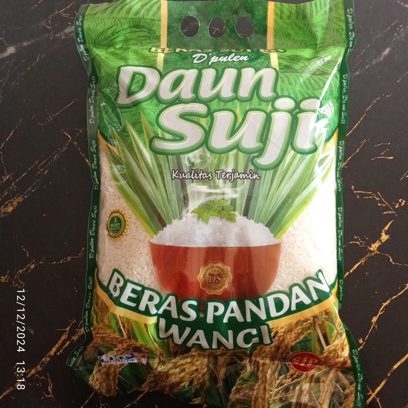 

BERAS PANDAN WANGI DAUN SUJI 5 LITER