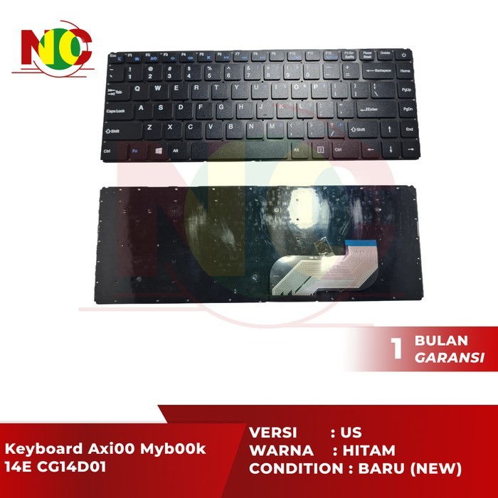 Keyboard ZYREX BUNAKEN N4020 Walton Prelude A9400 HITAM New