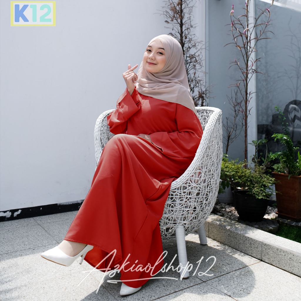 GAMIS ABAYA POLOS WOLFIS PREMIUM