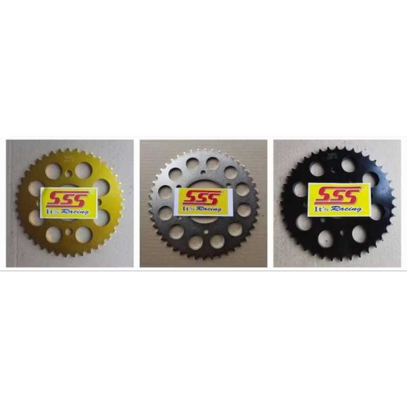 GEAR /  GIR BELAKANG motor SSS RACING 415/428 UKURAN LENGKA ALL SERIES MOTOR (Ninja 150,  KLX 150, S
