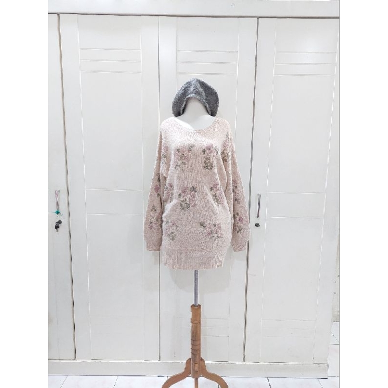 Sweater floral winter lace kawaii kawai kawaii liz lisa rojita dear my love deary | jiraikei jirai k