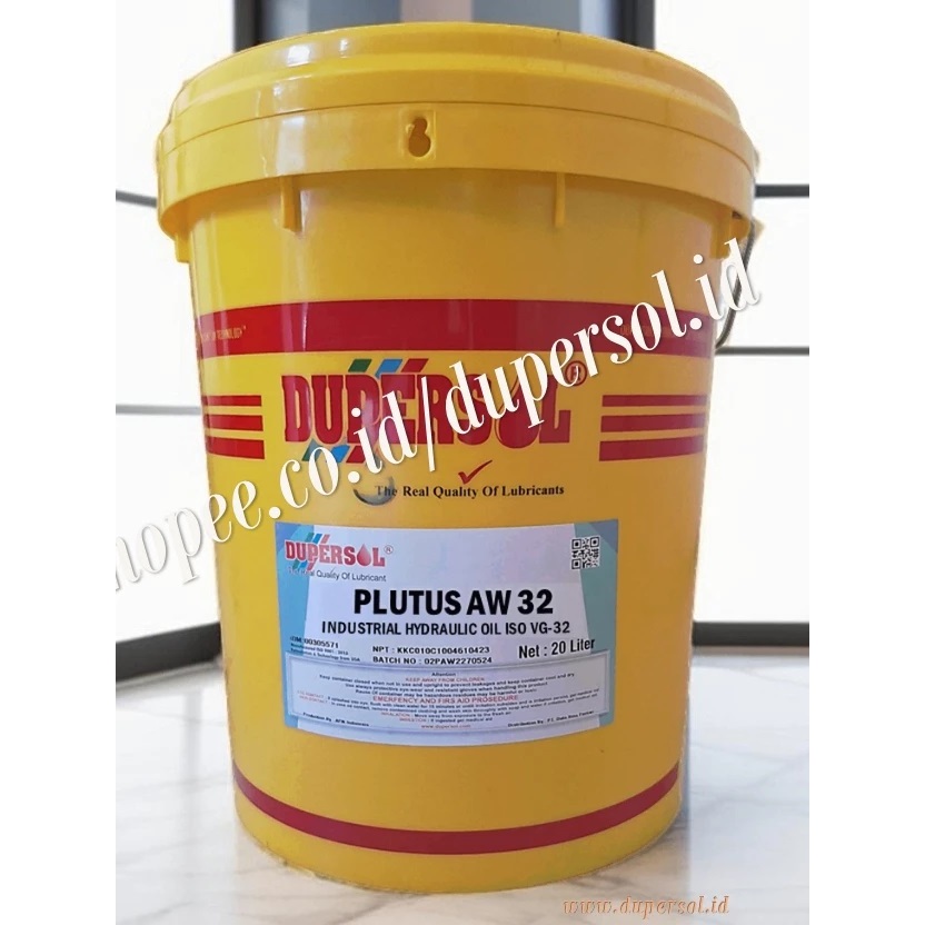 Oli hidrolik Iso Vg 32,  oli semua type hidrolik, Oli shockbreaker ( PAIL ISI 20 LITER)