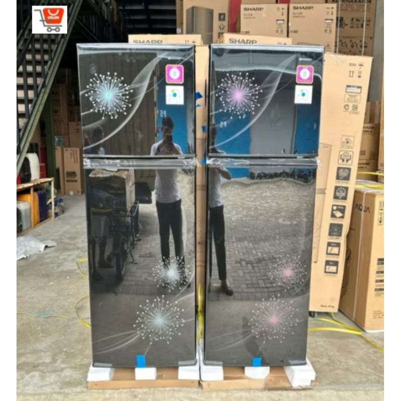 kulkas sharp 2 pintu SJ317MG