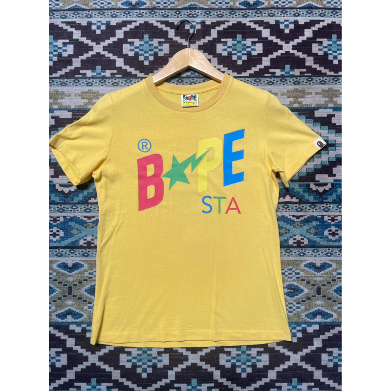 KAOS  BAPE / A BATHING APE BEKAS / SECOND SIZE S (WANITA)- AUTENTIC/ORIGINAL 100%