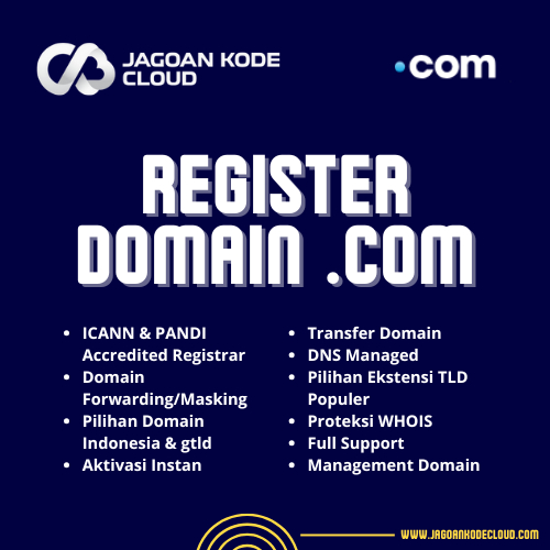 Register Domain .com Full Control