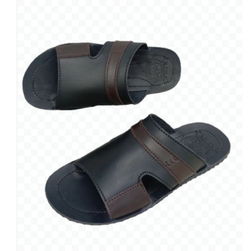 sandal selop pria kulit sandal selop on