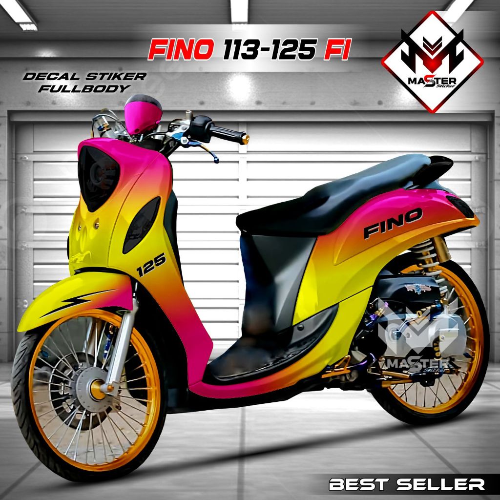 Decal Fino 125 Full Body / Stiker Fino FI 113 Fino Premium / Dekal Sticker Fino Fullbody Blue Core