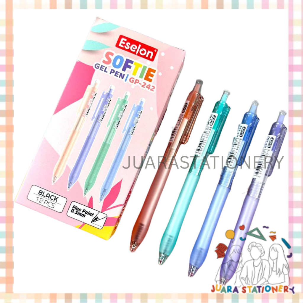 

(1026) JUARASTATIONERY Pulpen Gel Eselon GP-242 / Gel Pen Pulpen Bolpen Gel