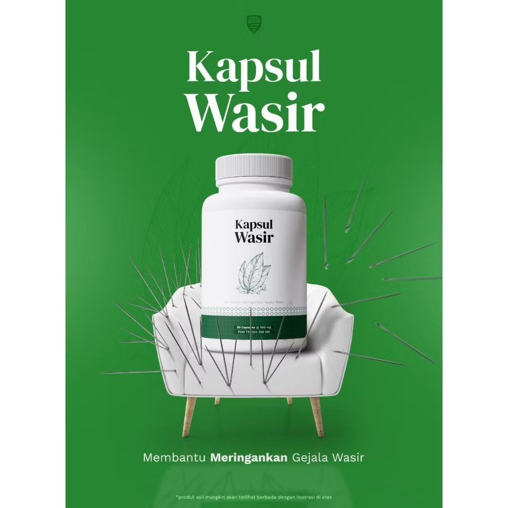 (AFFILIATE) Kapsul Wasir - Suplemen Herbal Mengatasi Wasir
