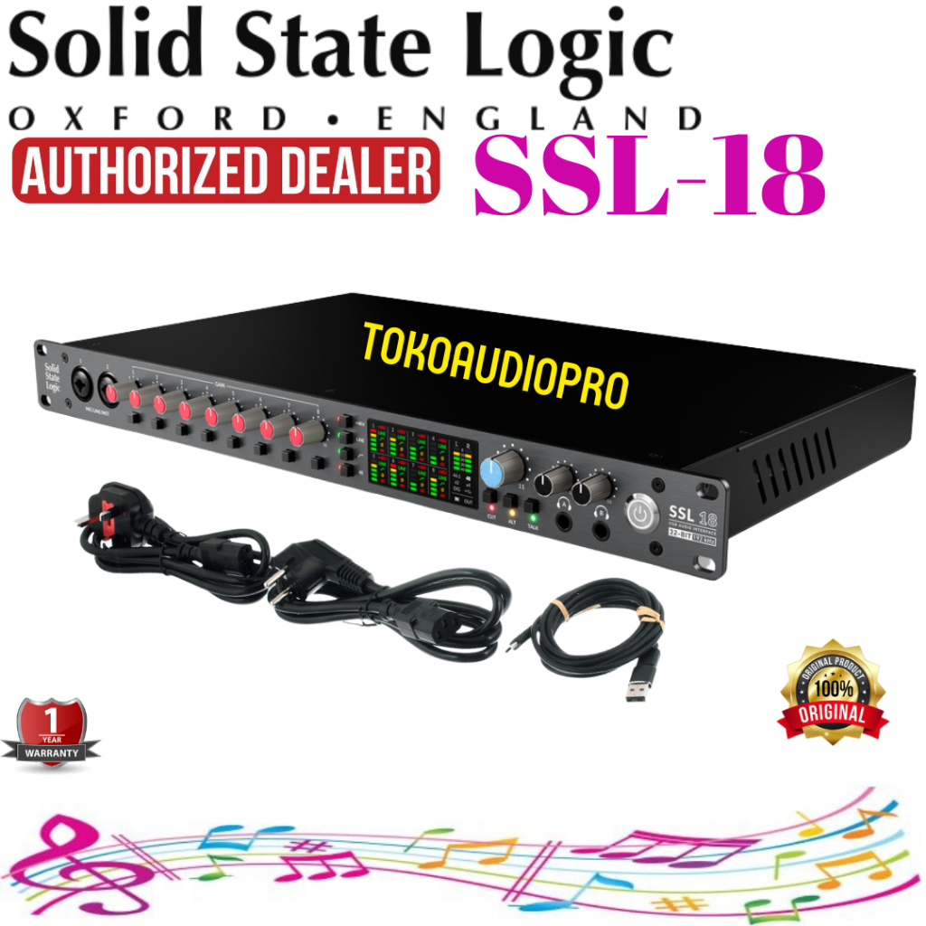 SSL 18 USB Audio Interface Solid Stage Logic SSL18 Soundcard