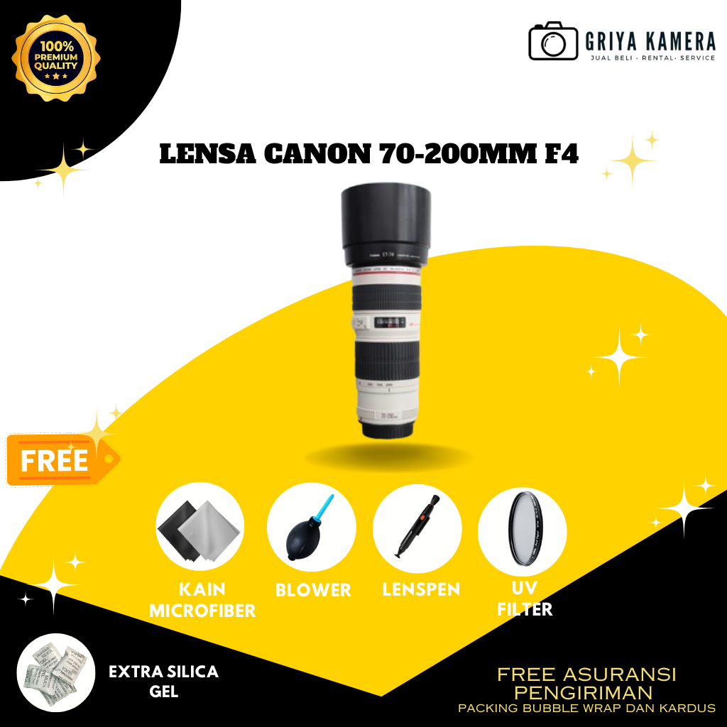 LENSA CANON 70-200mm F4
