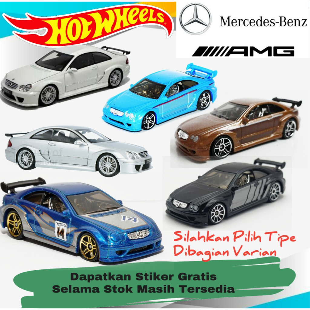 Hotwheels AMG Mercedes CLK DTM Hot Wheels Mercedes Koleksi
