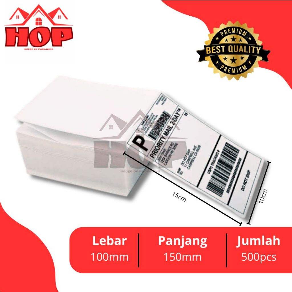 

KERTAS STIKER LABEL THERMAL LIPAT/SHEET 100X150 KERTAS RESI LABEL BARCODE 500PCS KUALITAS TERBAIK DAN TERMURAH