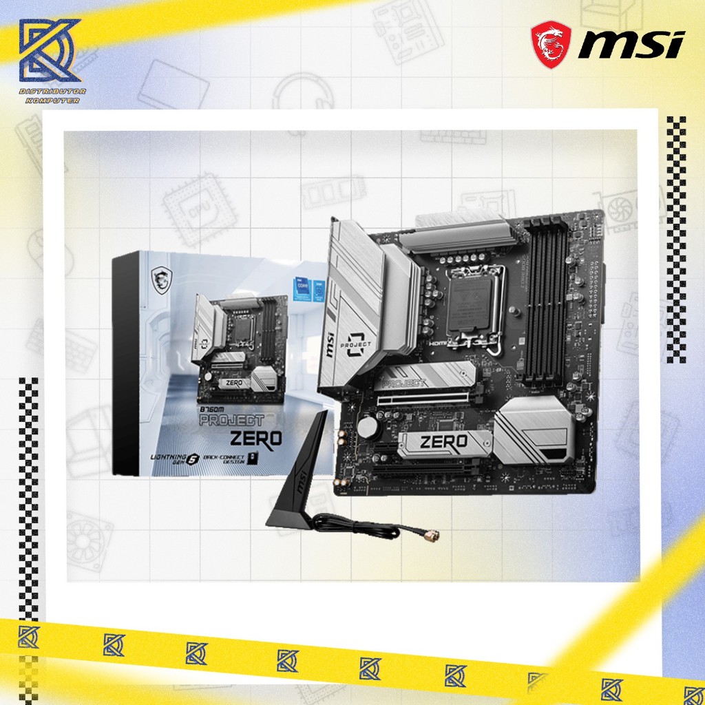 MSI MOTHERBOARD B760M PROJECT ZERO (INTEL LGA 1700, B760)