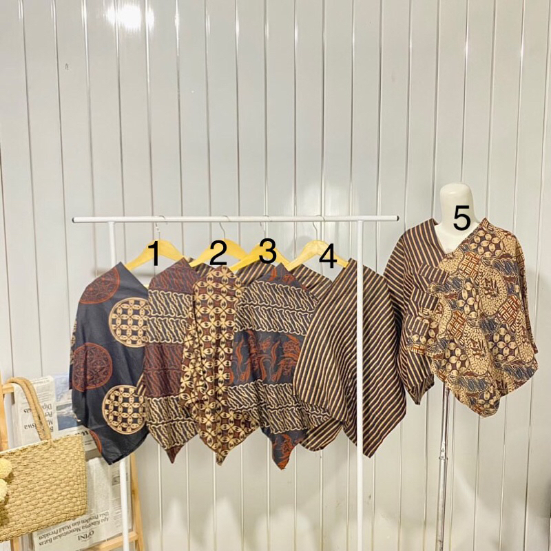 Blouse Batwing // Katun Print