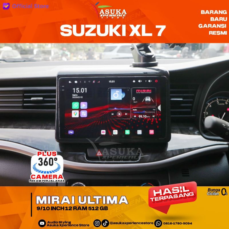 Mirai Ultima Ram 12/512GB + camera 360 BARANG BARU BERGARANSI RESMI Suzuki XL7