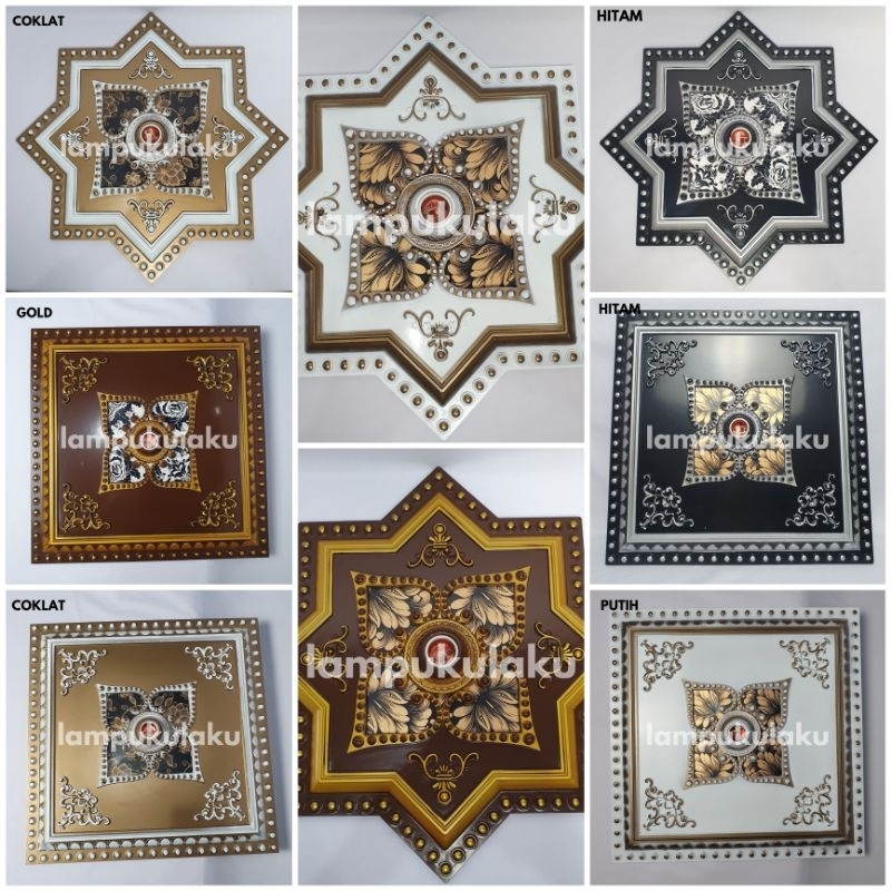 Fiting Hias Ornamen Lampu Plafon 45cm Vicon