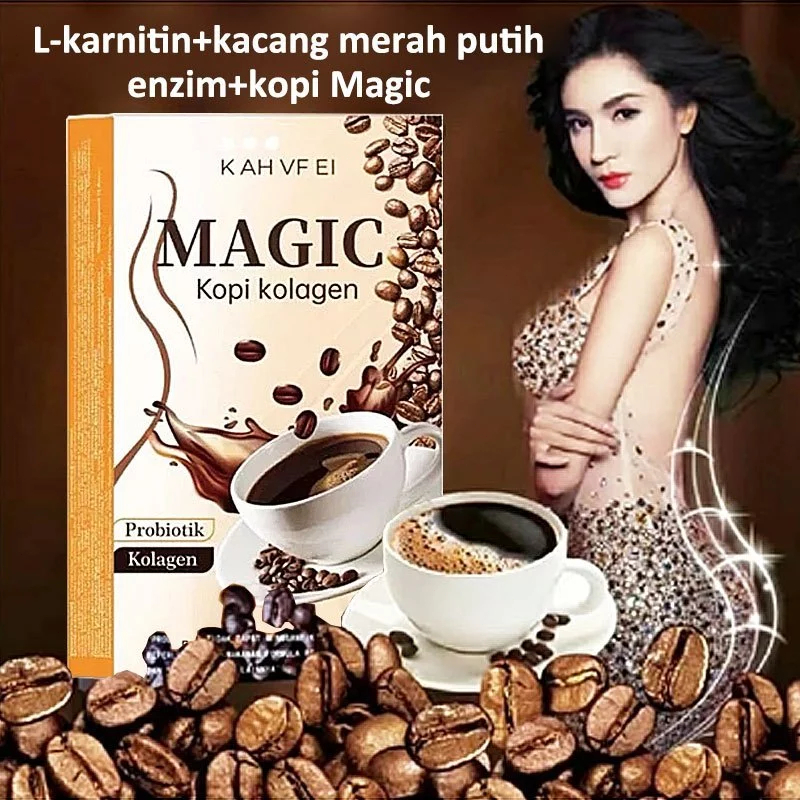 

【BPOM】Collagen Coffee Instant Coffee Original Slimming Weight Loss Black Coffee Detox Slimming Drinks Cepat Dan Efektif Detoks Dan Turunkan Berat Badan Bakar Lemak Kurangi Nafsu Makan