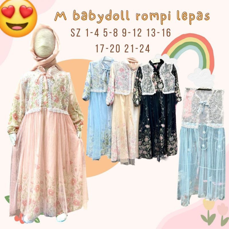 5-12T(Dres Anak Perempuan)GAMIS AURA HIJAB