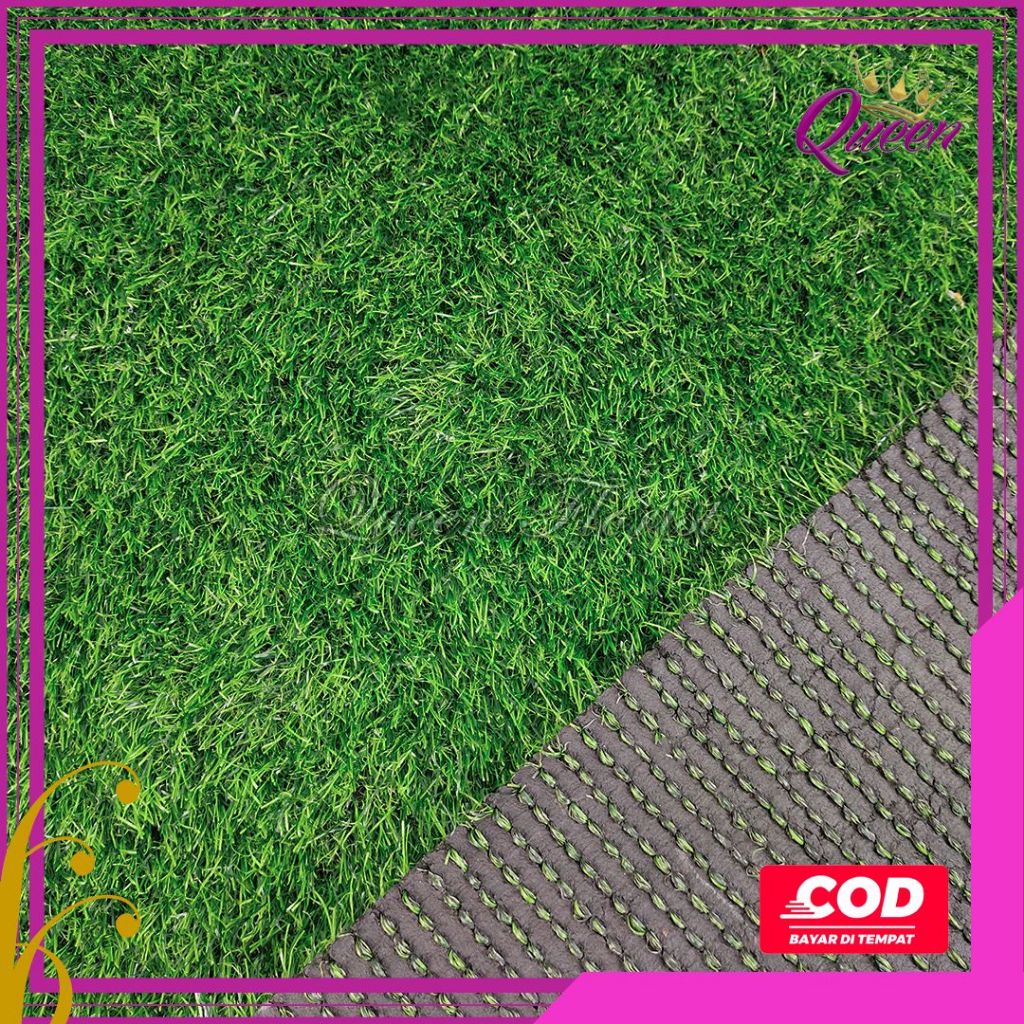 Raflezia Karpet Rumput Sintetis Swiss Rumput Hijau Artificial, Dekorasi Taman, Import , Rumput