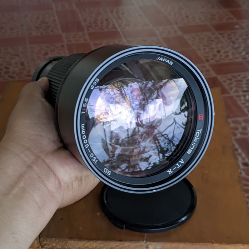 Lensa Tele TOKINA ATX 150-500mm f5.6 mount Nikon Ai Manual Mantap