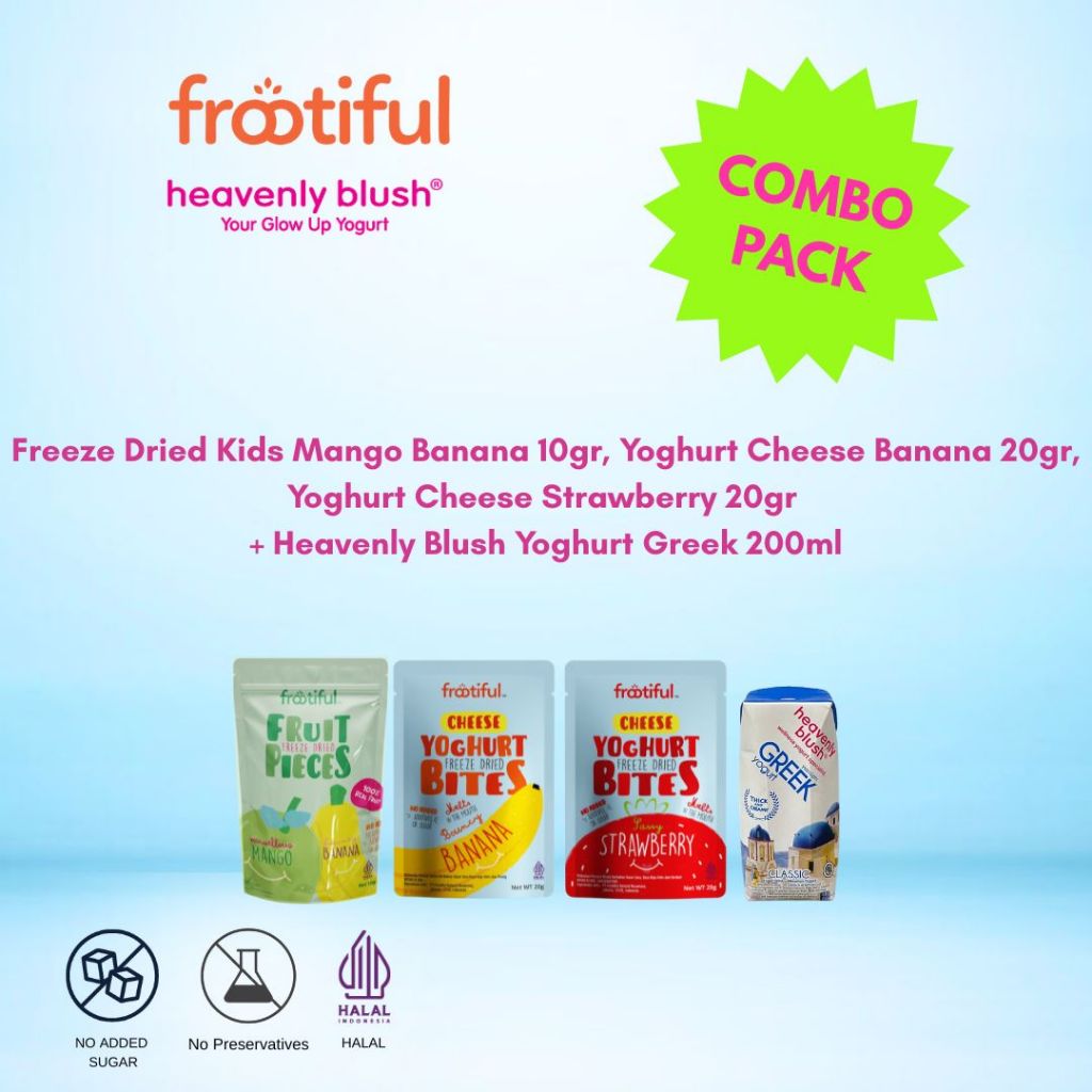 

Combo Pack Kids & Yoghurt Cheese + Heavenly Blush Yoghurt Greek 200ml