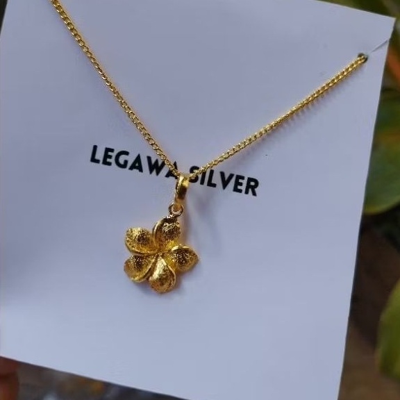 kalung perak bali / kalung perak lapis emas