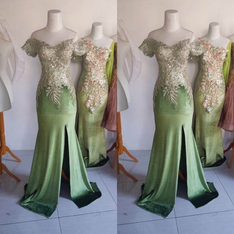 Dress Pesta/Baju Duyung Bahan bludru