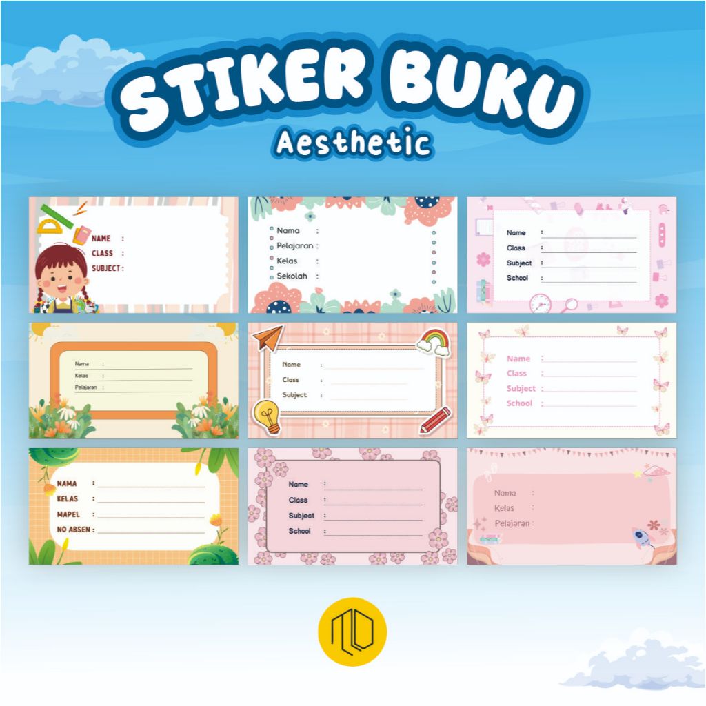 

(isi 30 Pcs) Stiker Mata Pelajaran Nama Buku Aesthetic 5 / Label Buku Pelajaran Sekolah / Stiker Label Buku Motif Pesawat / Stiker Buku Motif Angkasa / Sticker Mapel Kelas / / Stiker Mapel / Stiker Buku Tulis / Stiker Buku Pelajaran / Stiker Buku Lks
