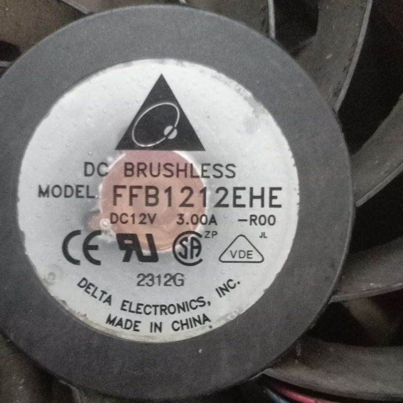 Kipas Fan 12cm 12V  Delta sunon Nidec dll kenceng 3.0A 2.7 A 1.40A 0.36 A