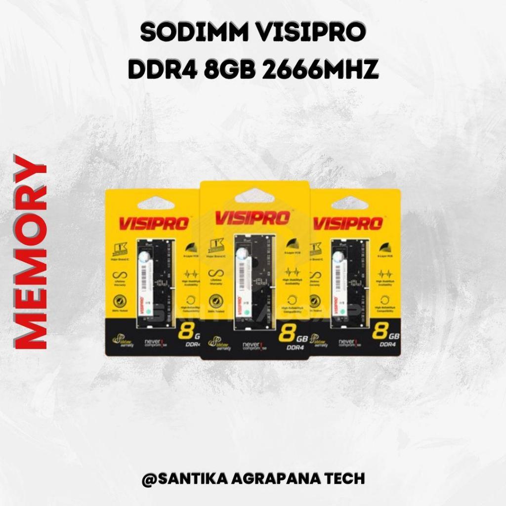Ram Laptop Visipro  DDR4 8GB 2666Mhz -Sodimm Visipro DDR4 GB 2666Mhz