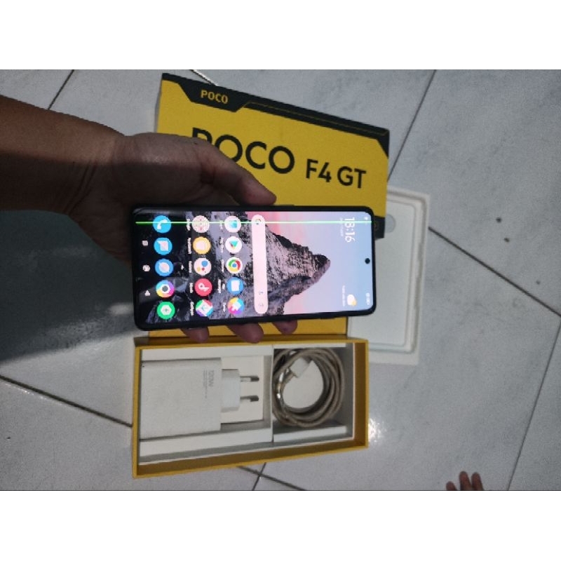 Xiaomi Poco F4 GT 5G Ram 12/256GB Black Lengkap Minus