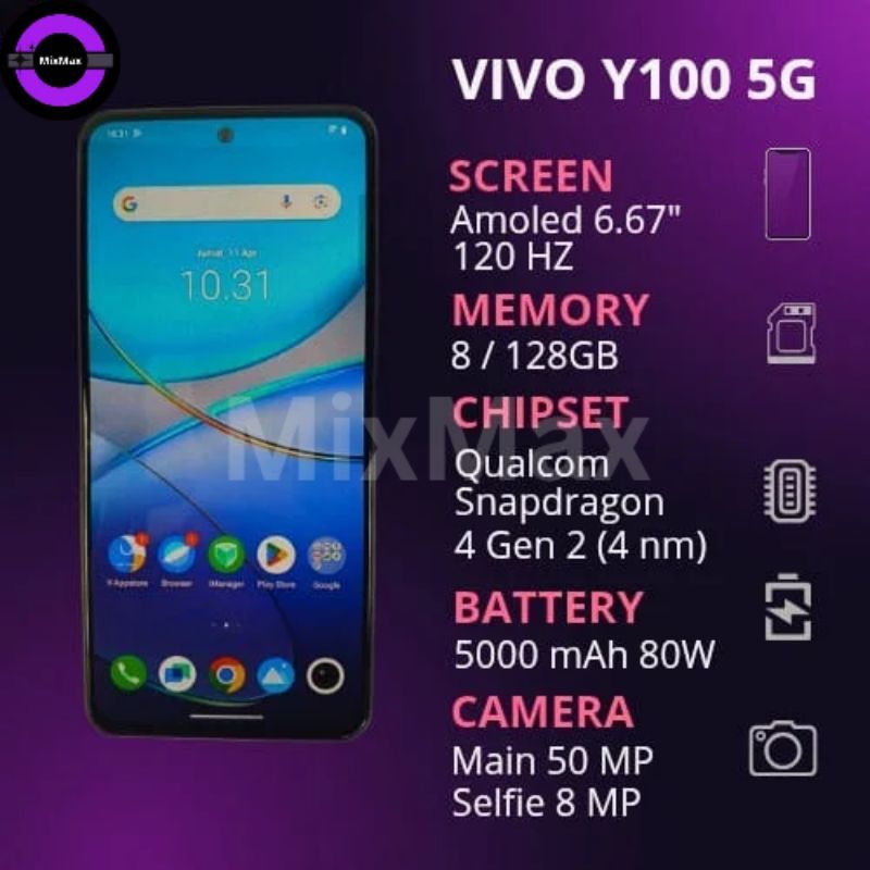 Vivo Y100 5G 8/128GB Second (Box)