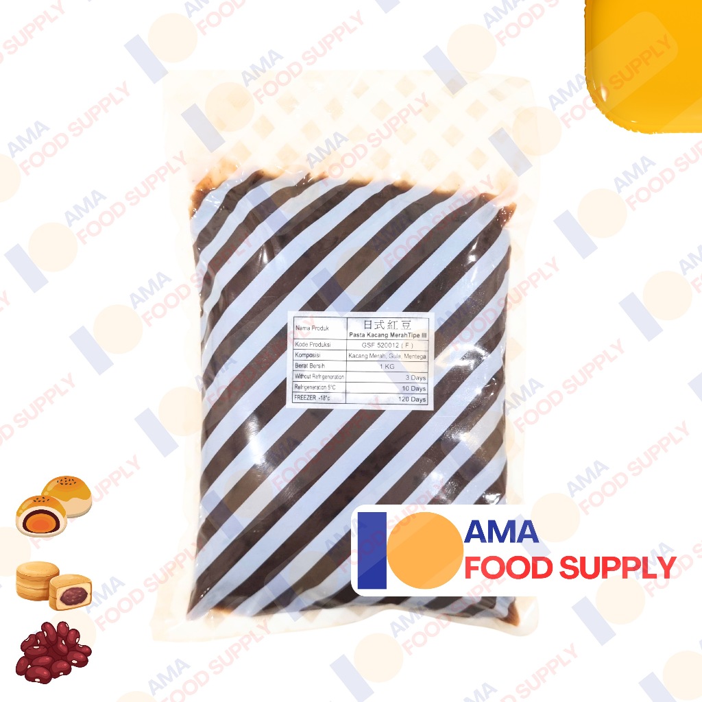 

Pasta Kacang Merah Tipe III (Jepang)/ Adzuki Bean Paste