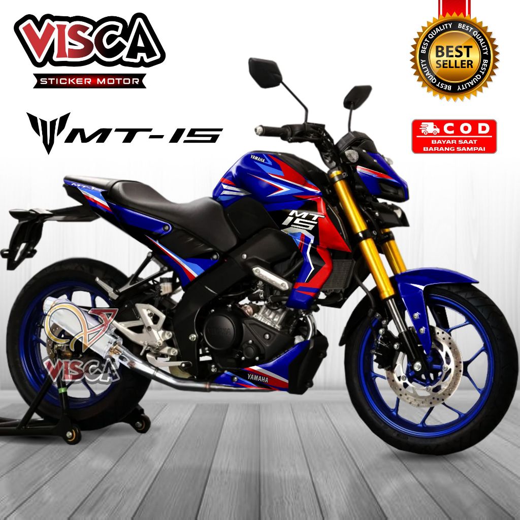 Stiker Decal Yamaha MT 15 Dekal Mt 15 Striping Mt 15 Variasi Decal Mt 15 Full Body Custom