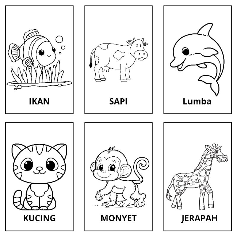 

MEWARNAI GAMBAR KERTAS MEWARNAI UNTUK ANAK ANAK ISI 20 LEMBAR