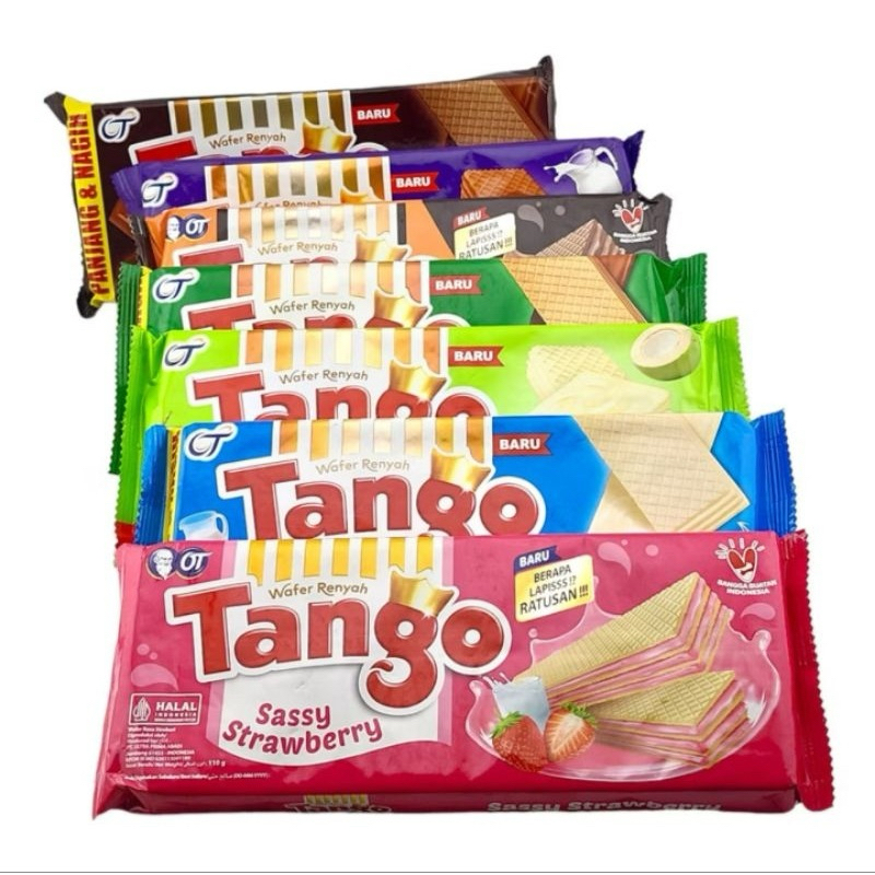 

TANGO 110gr all variant milky chocolate vanilla strawberry choco tiramisu