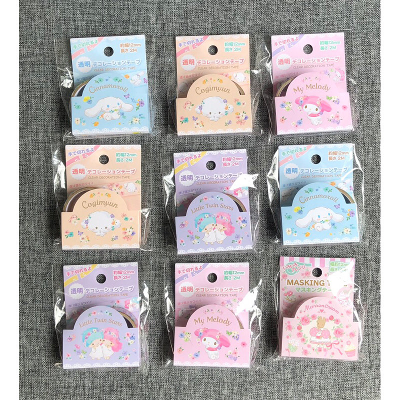 

sanrio masking tape selotip kertas decoration tape original japan