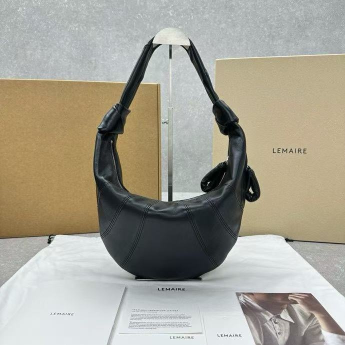 Lemaire Shoulder Handbag Sheepskin/Black 8849