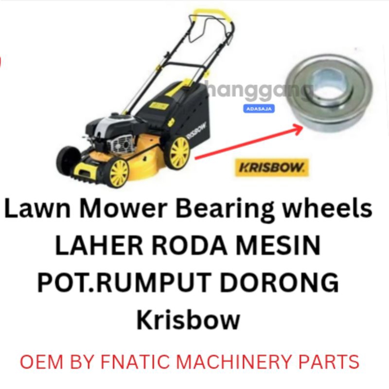 Laher bearing mesin potong rumput dorong lawn mower bearing Krisbow NRLM20ZS 20IN 18IN NRLM18ZS