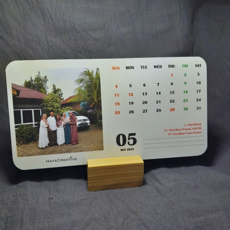 

Kalender Meja | Kalender Duduk | Kalender Planner | Kalender minimalis 2025