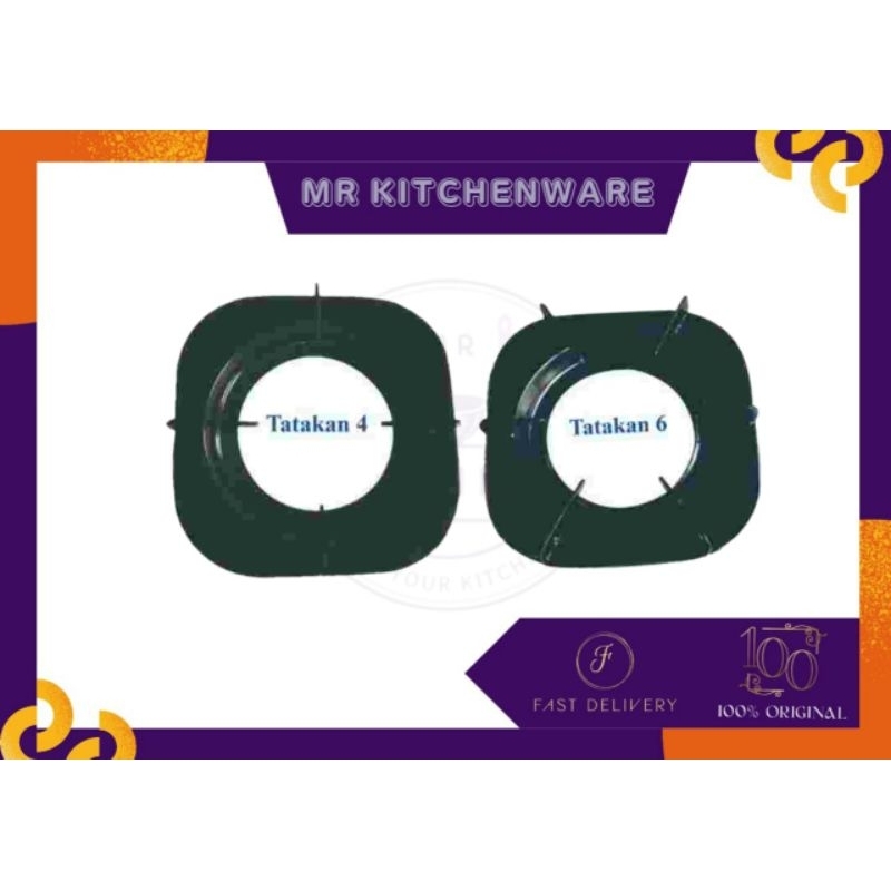 Tatakan Kaki Kompor 4 Kaki & 6 Kaki – Alas Anti Selip & Stabil