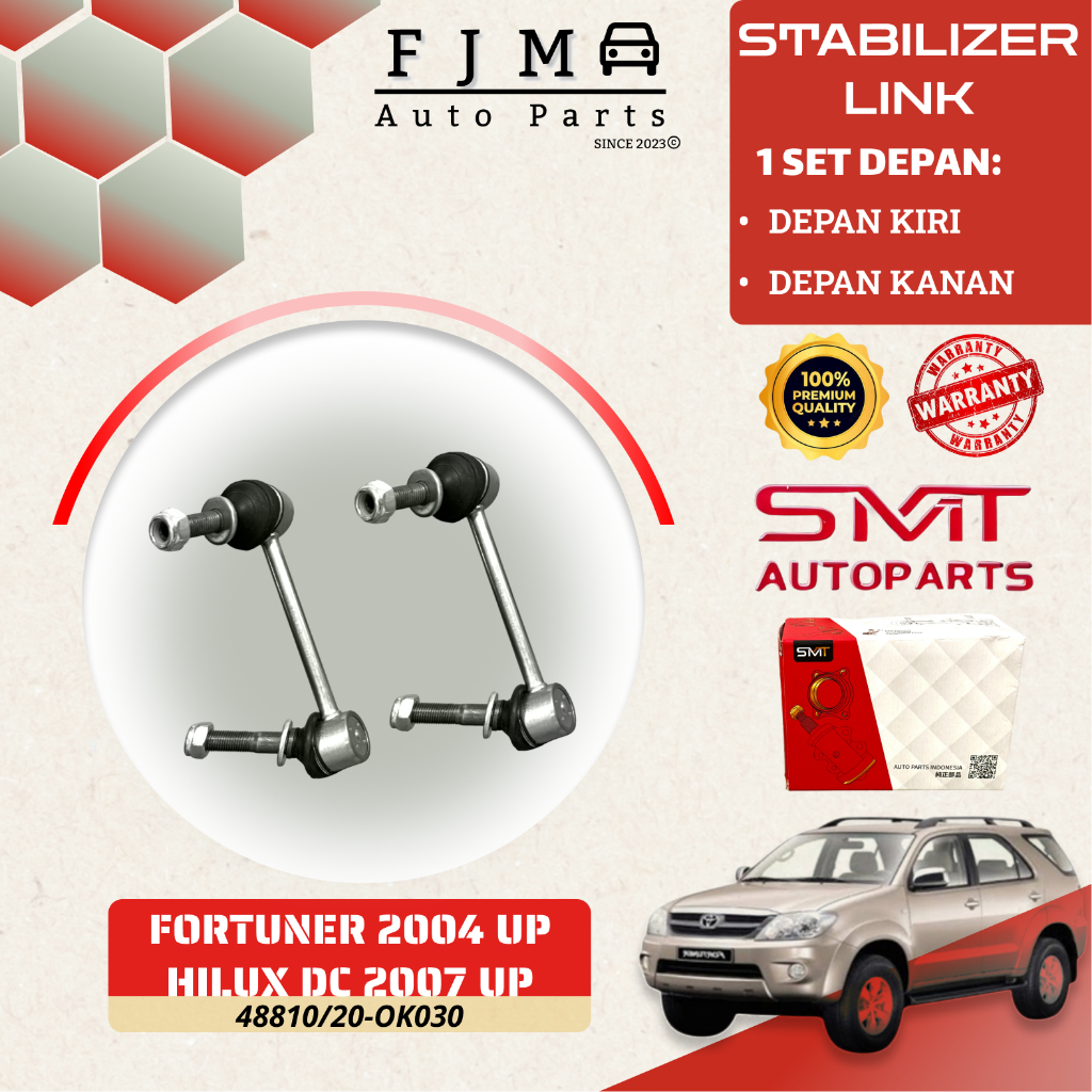 LINK STABIL DEPAN FORTUNER HILUX DC DEPAN SMT