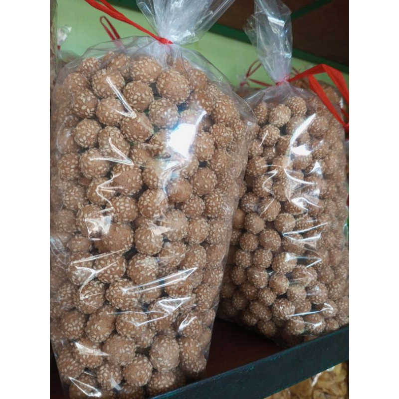 

Kue Ciput wijen Kue Onde onde Rasa Manis Gurih Berat 500gr Khas Cirebon