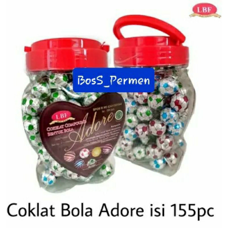 

Coklat Bola Adore Toples isi 155 Pcs