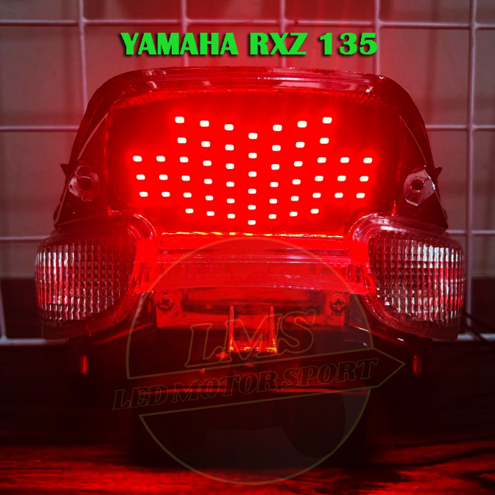 LMS STOPLAMP RUNNING YAMAHA RXZ CATALYZER 135 Lampu rem running belakang rxz 135 8 mode auto