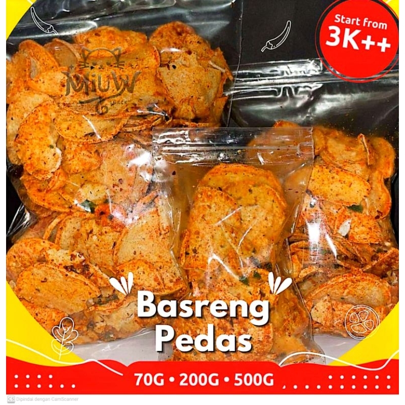 

Basreng Pipih Pedas - Cikruh Gurih